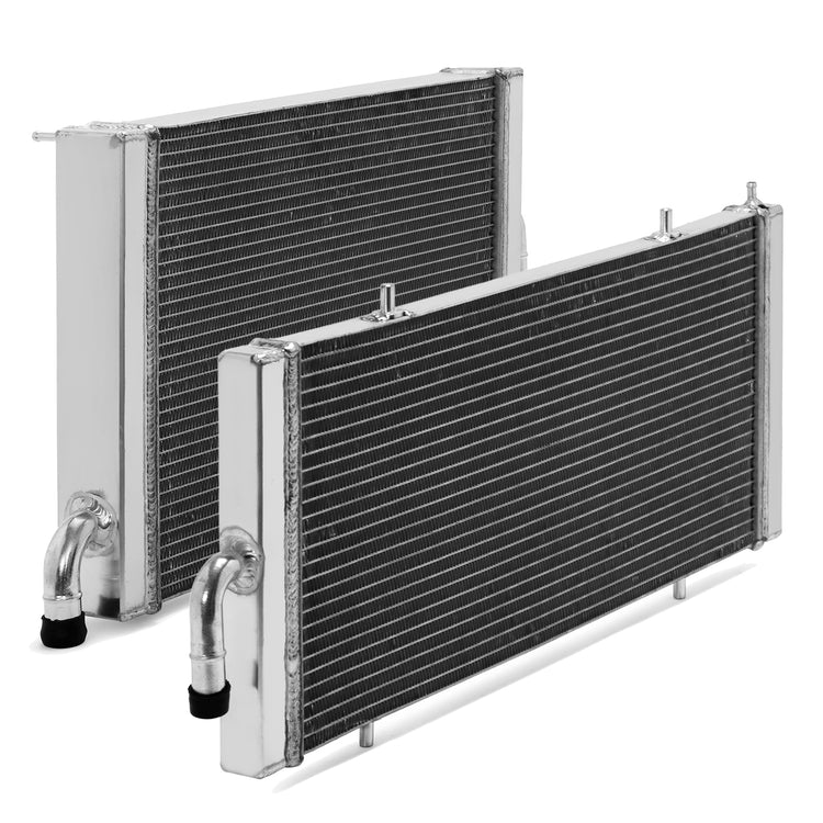 For Polaris RZR XP4 TURBO 2017-2021 Aluminum Main / Auxiliary Radiator