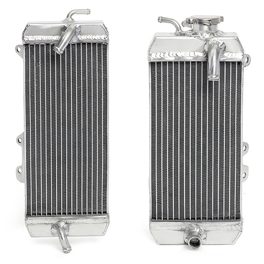 Aluminum Engine Water Cooler Radiator For Kawasaki KX250F 2009