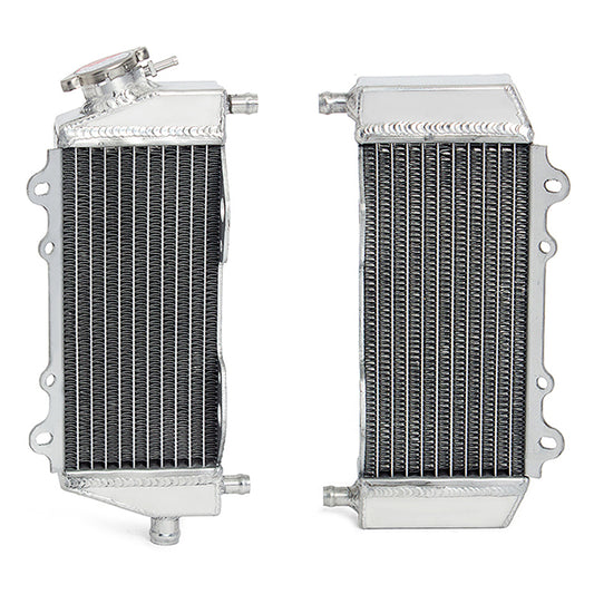 Aluminum Engine Water Cooler Radiator For Kawasaki KX250 2003-2004